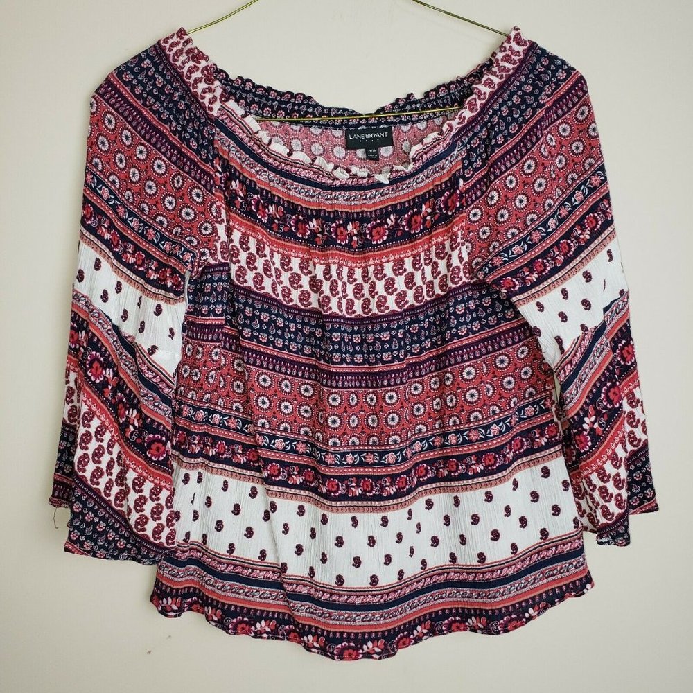 Lane Bryant women's top blouse plus size 14/16